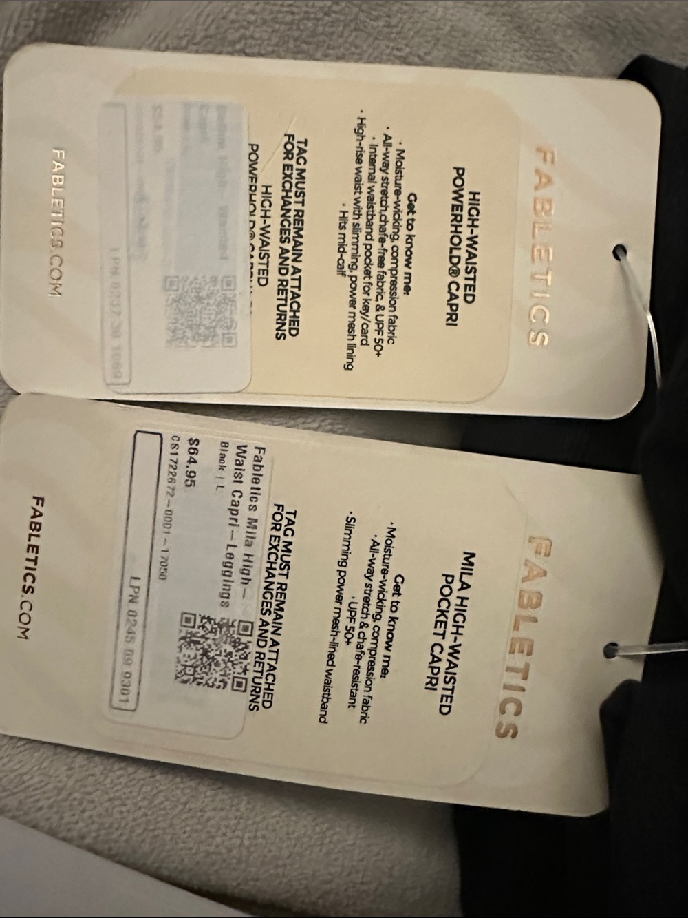 Fabletics Black Leggings Bundle lot - Picture 2 of 8